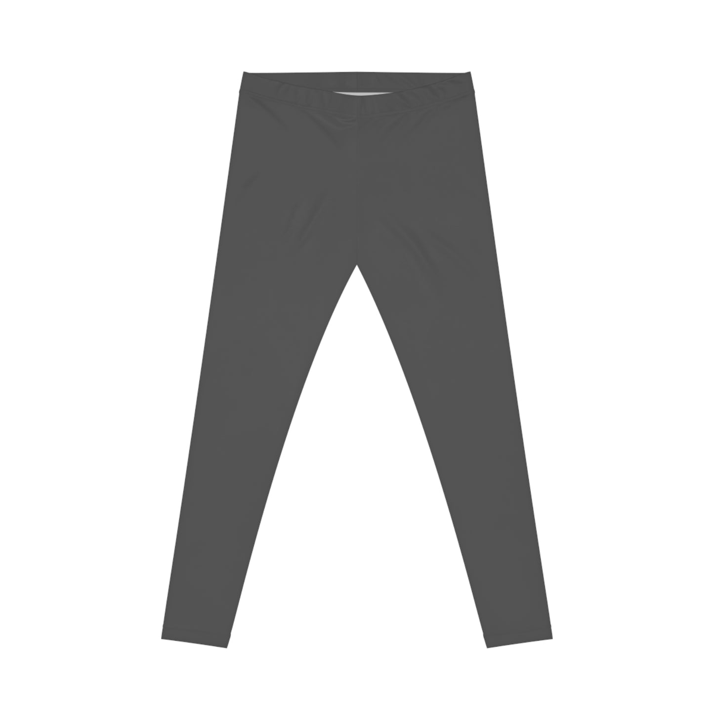 Nobel Grey Color Women's Poly-Span Casual Leggings Print Everyday Activewear Pants