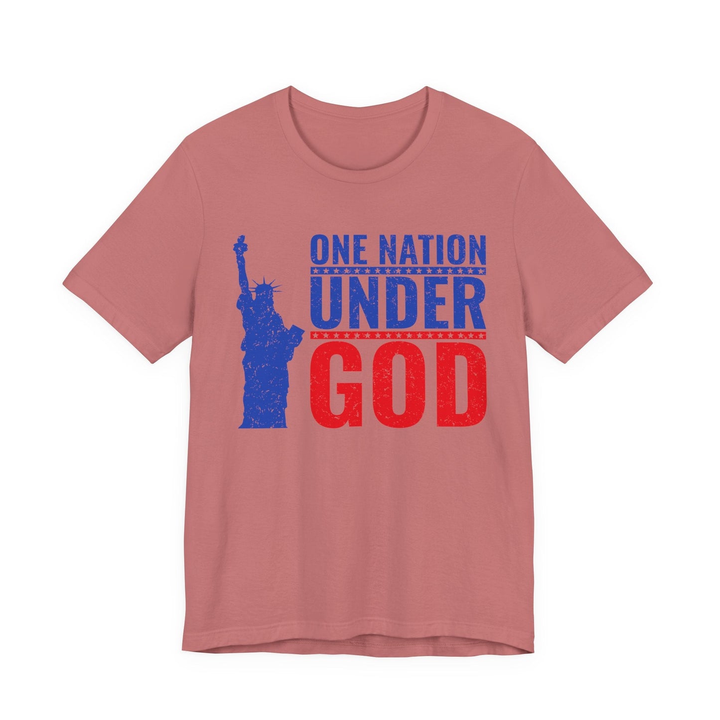 Statue of Liberty Patriotic Graphic Unisex Cotton T-Shirt a6