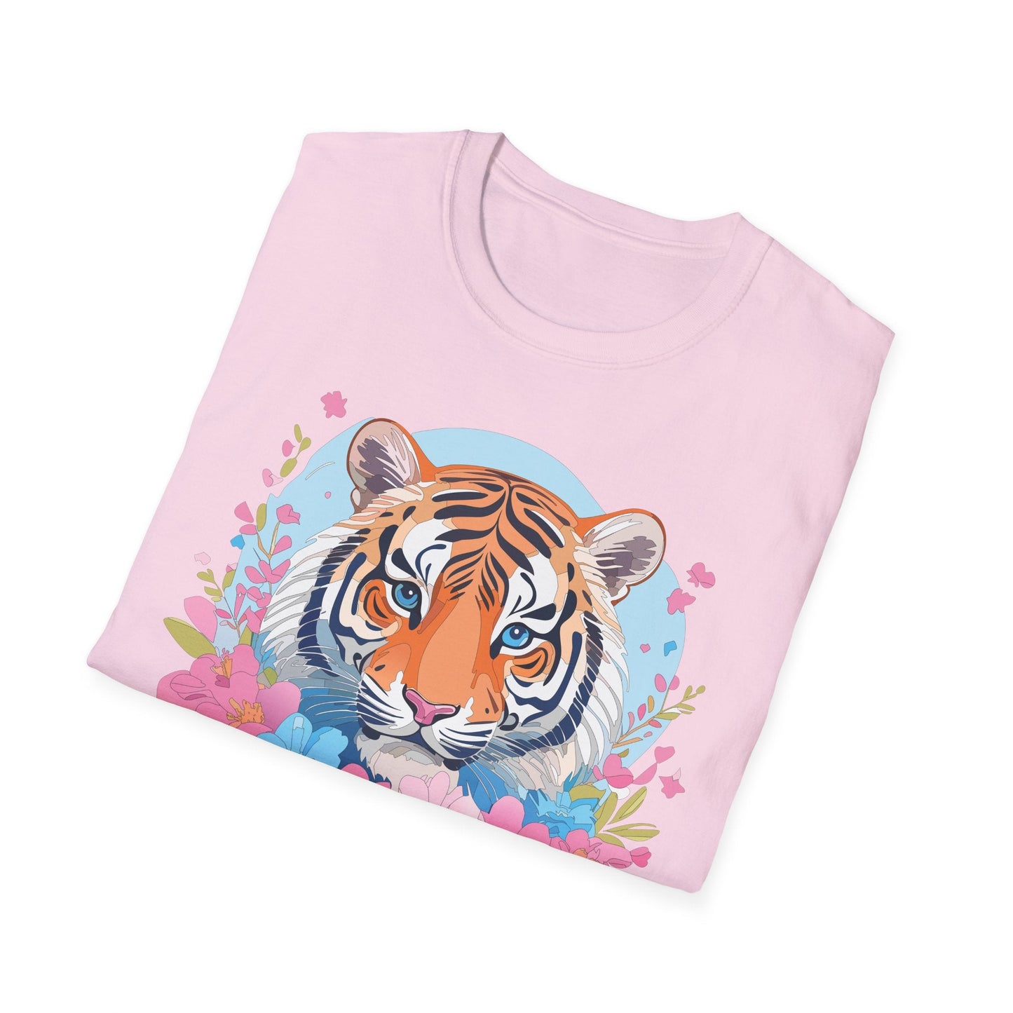 Tiger Shirt Unisex Softstyle T Shirt Gildan 64000 Animal Tee