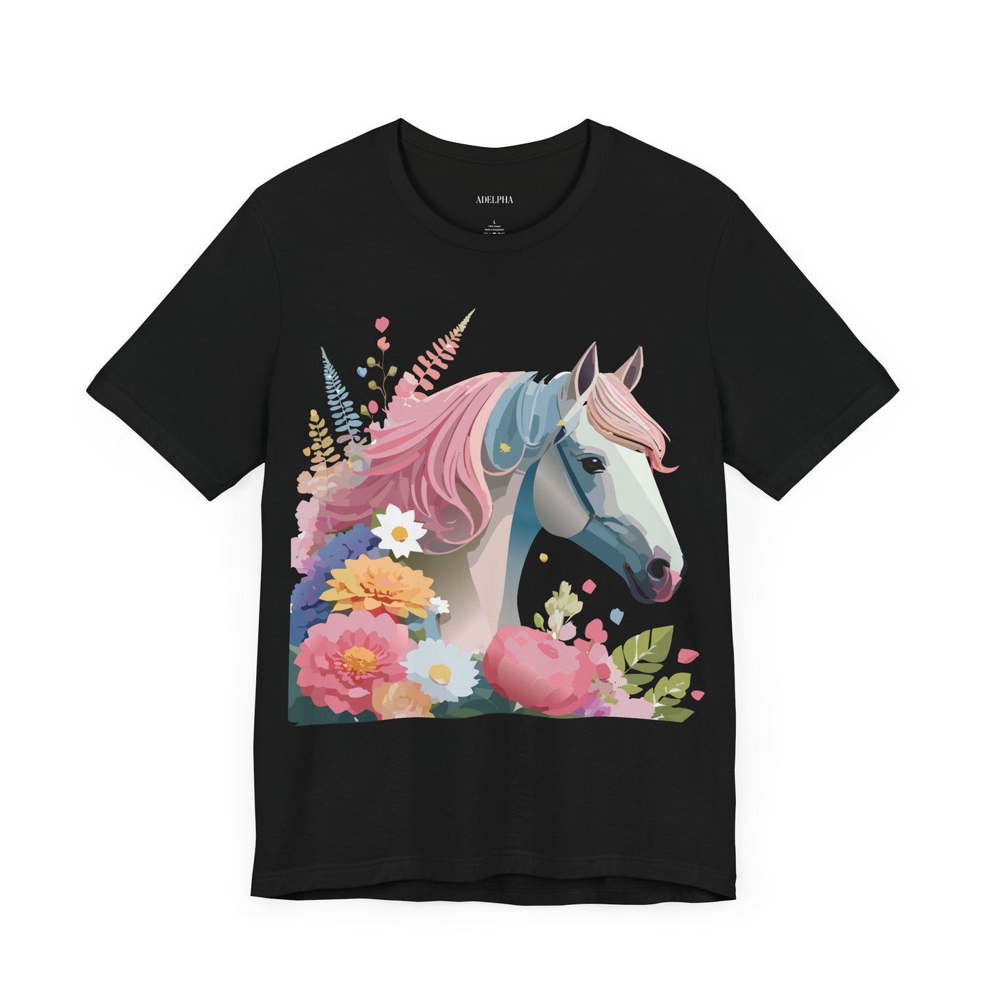 Horse Graphic Unisex 100 Cotton Vintage Animal Art T-Shirt 3