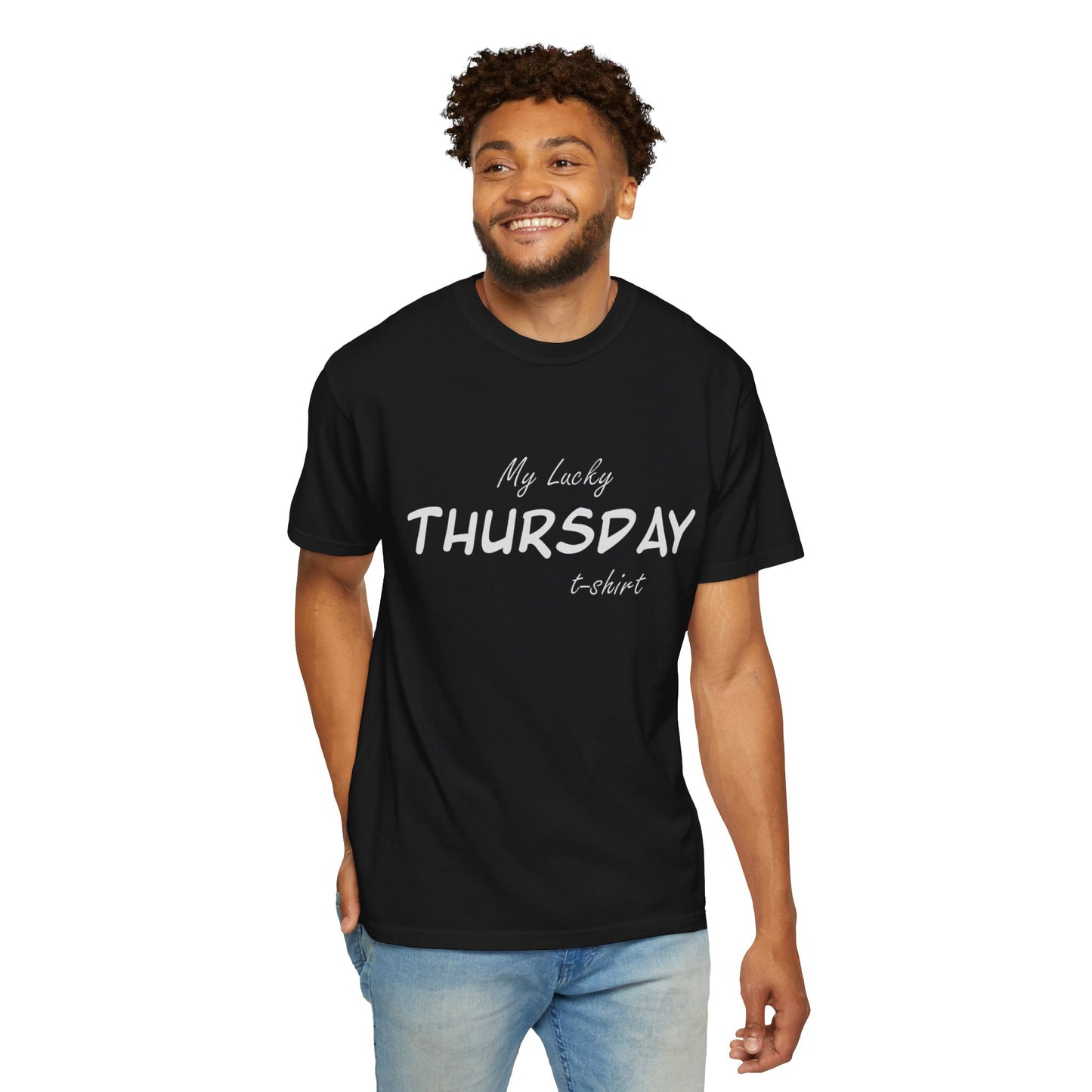 Unisex T-shirt with weekdays design