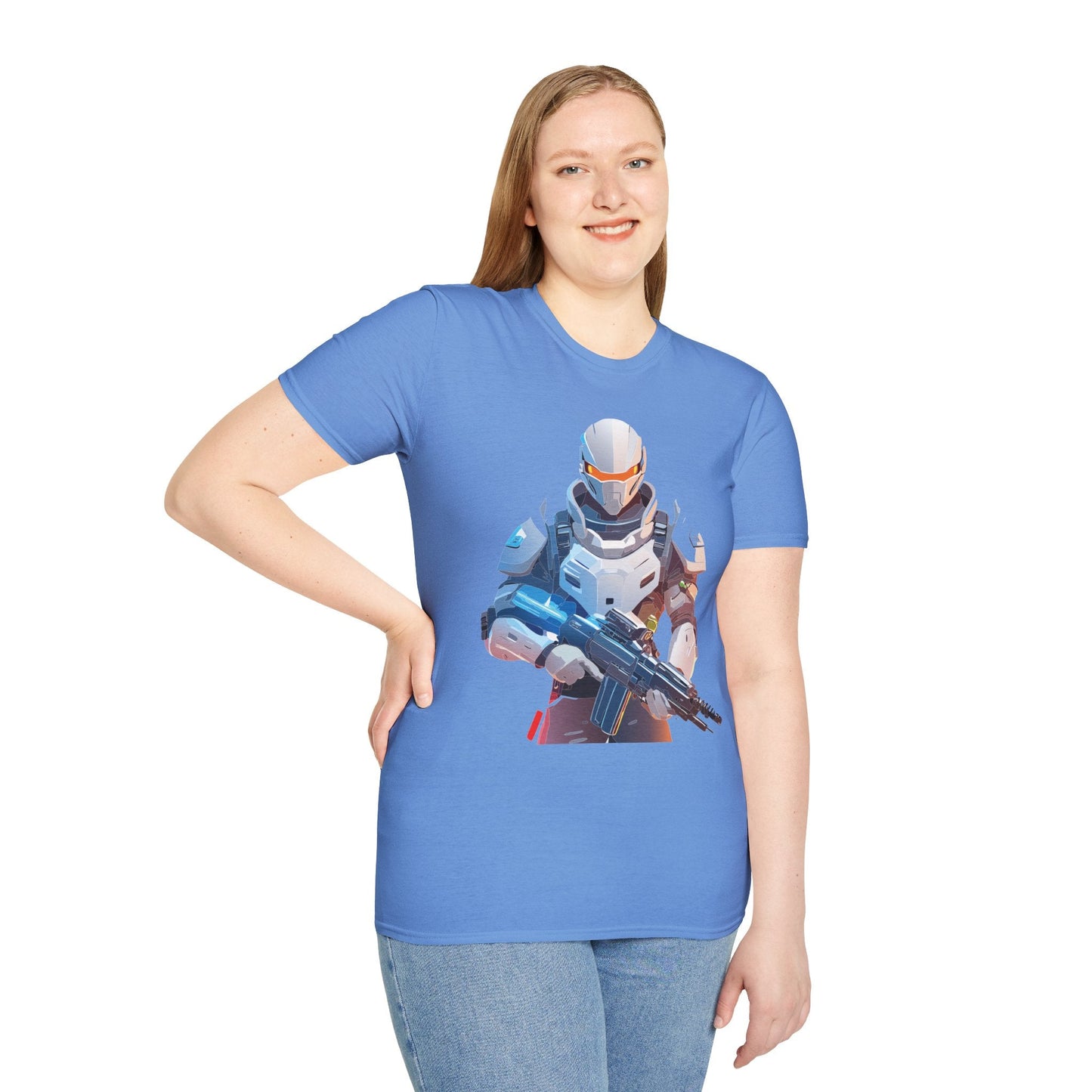 Robocop T Shirt Unisex Softstyle Ring Spun Cotton Tee With Robocop Art Design Premium Comfort