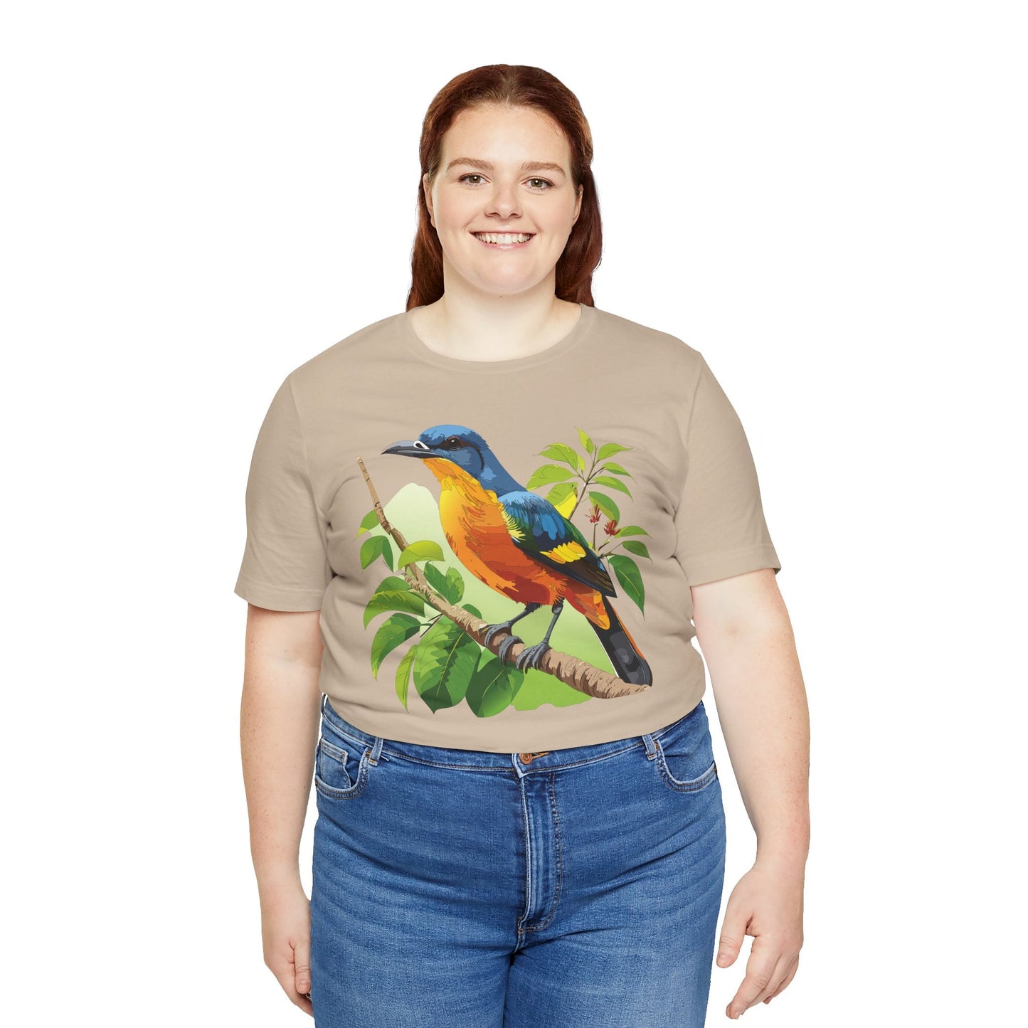 Unisex Animal Design Tee Shirt With Wildlife Graphics For Casual Everyday Wear And Comfort