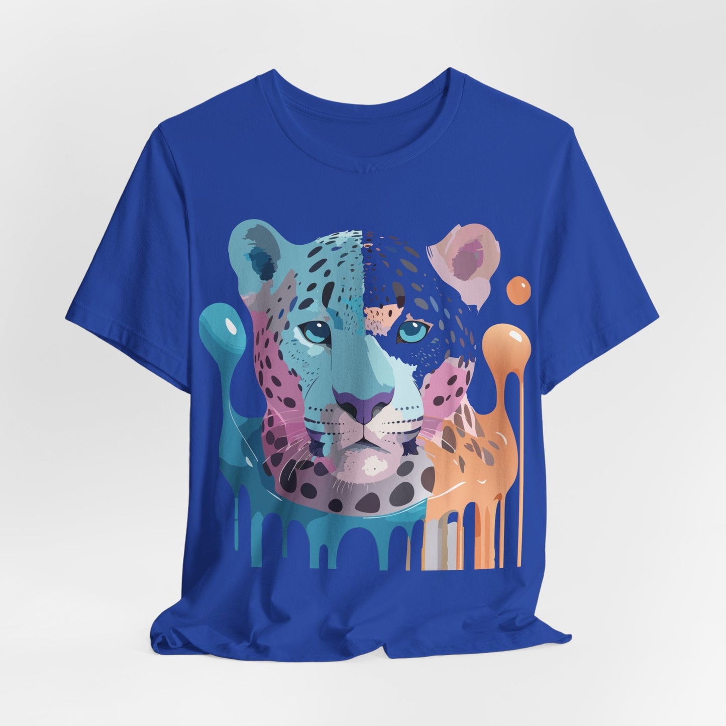 Cheetah Graphic Unisex 100 Cotton Artwork Tee 7