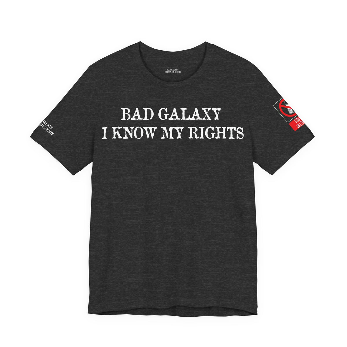 Art Red Stamp Graphic Unisex Cotton Bella+Canvas Tee with Art Design b99