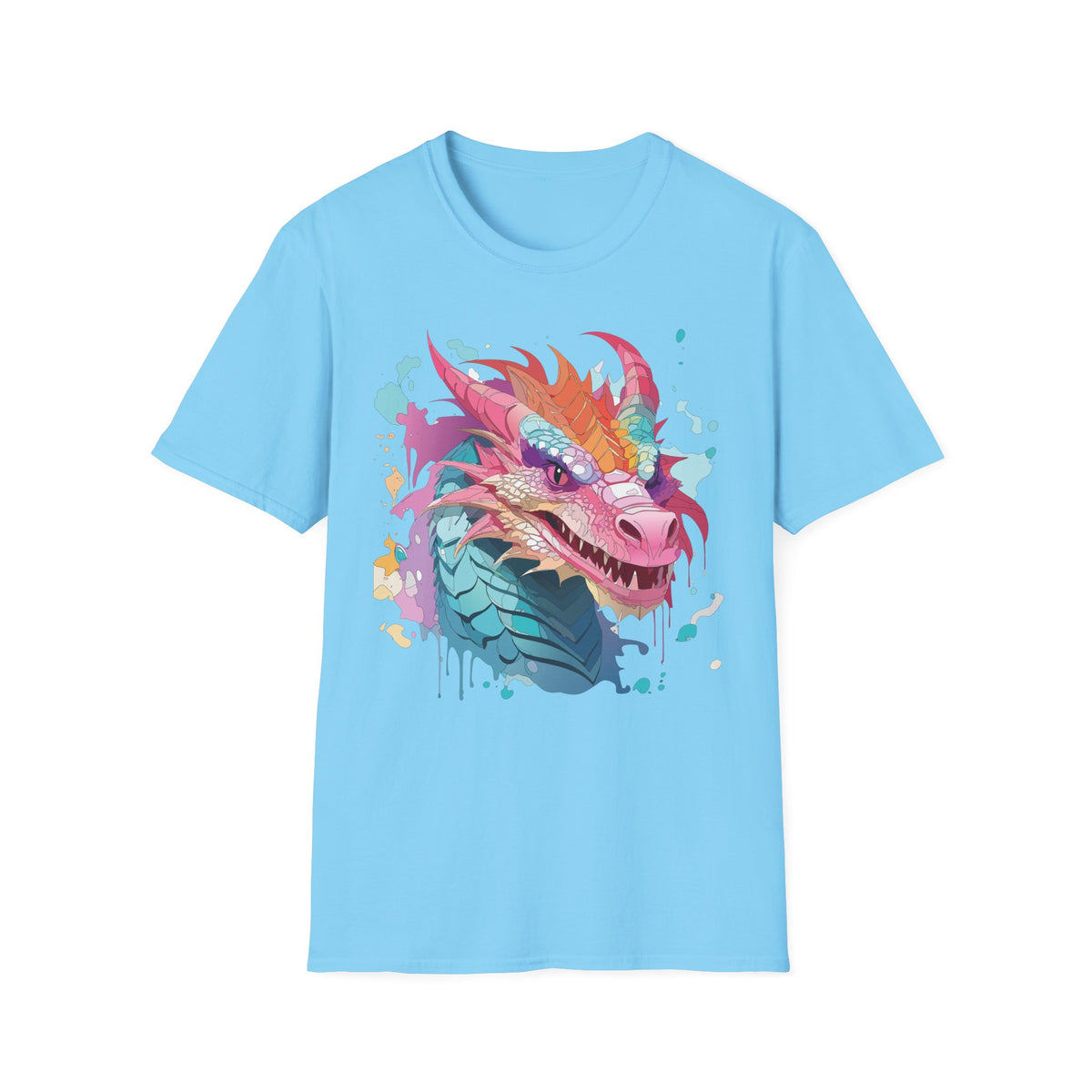 Dragon Graphic Tee Gildan Unisex 100 Cotton Tee Shirt with Animals Design h17