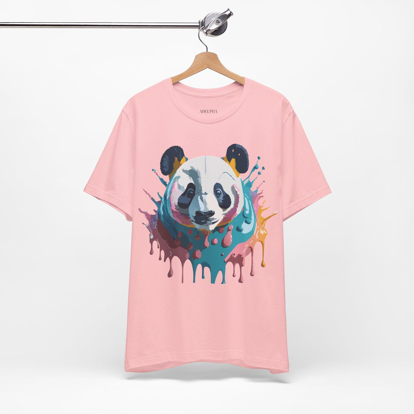 Panda Graphic T Shirt Unisex Jersey Short Sleeve Adelpha Vintage Inspired Art Tee Premium Quality