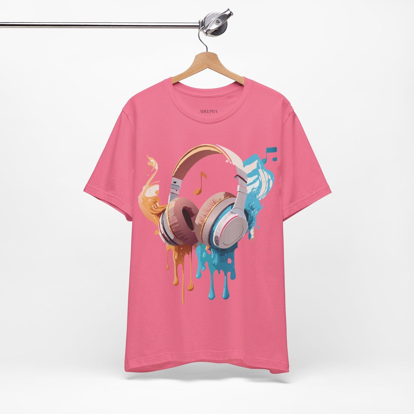 Unisex Graphic T Shirt With Vintage Music Inspired Artwork From Adelpha Short Sleeve Tee