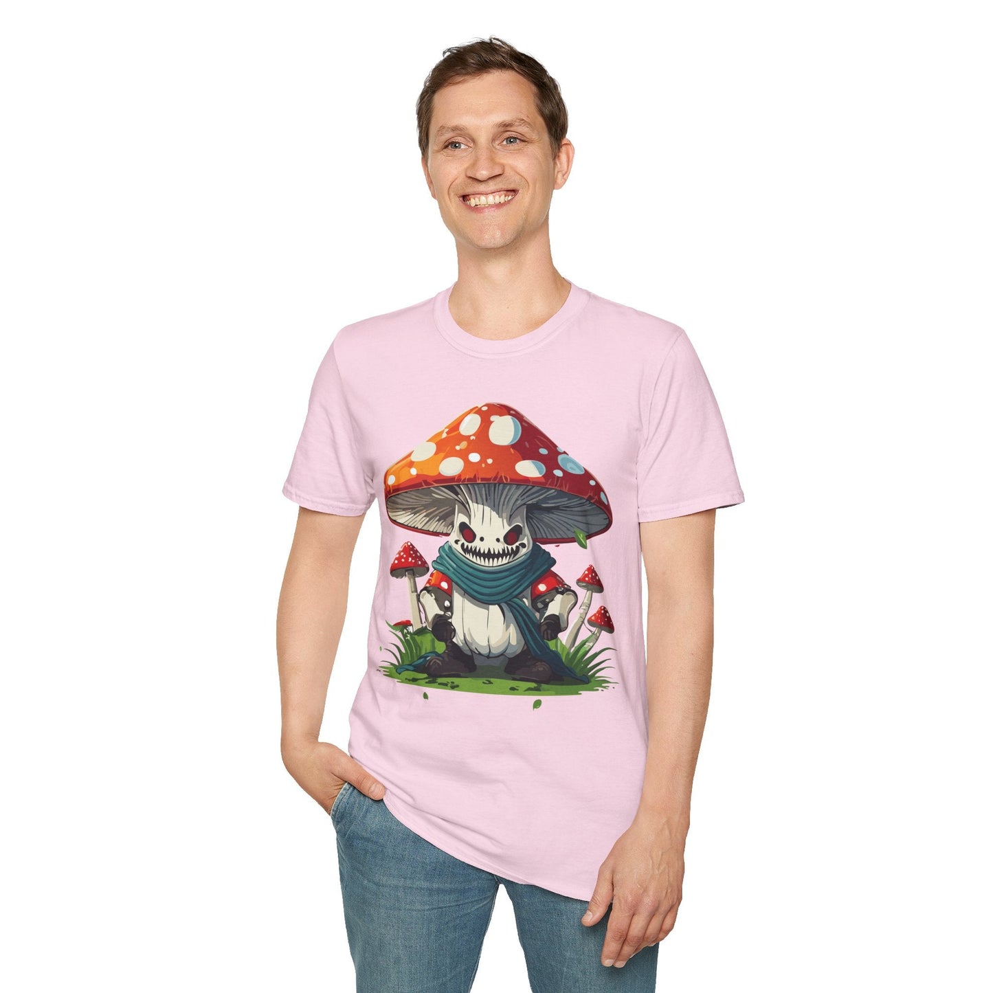 Unisex Mashroom T Shirt Funny Fungus Inspired Design Gildan Softstyle 64000 Tee Shirt