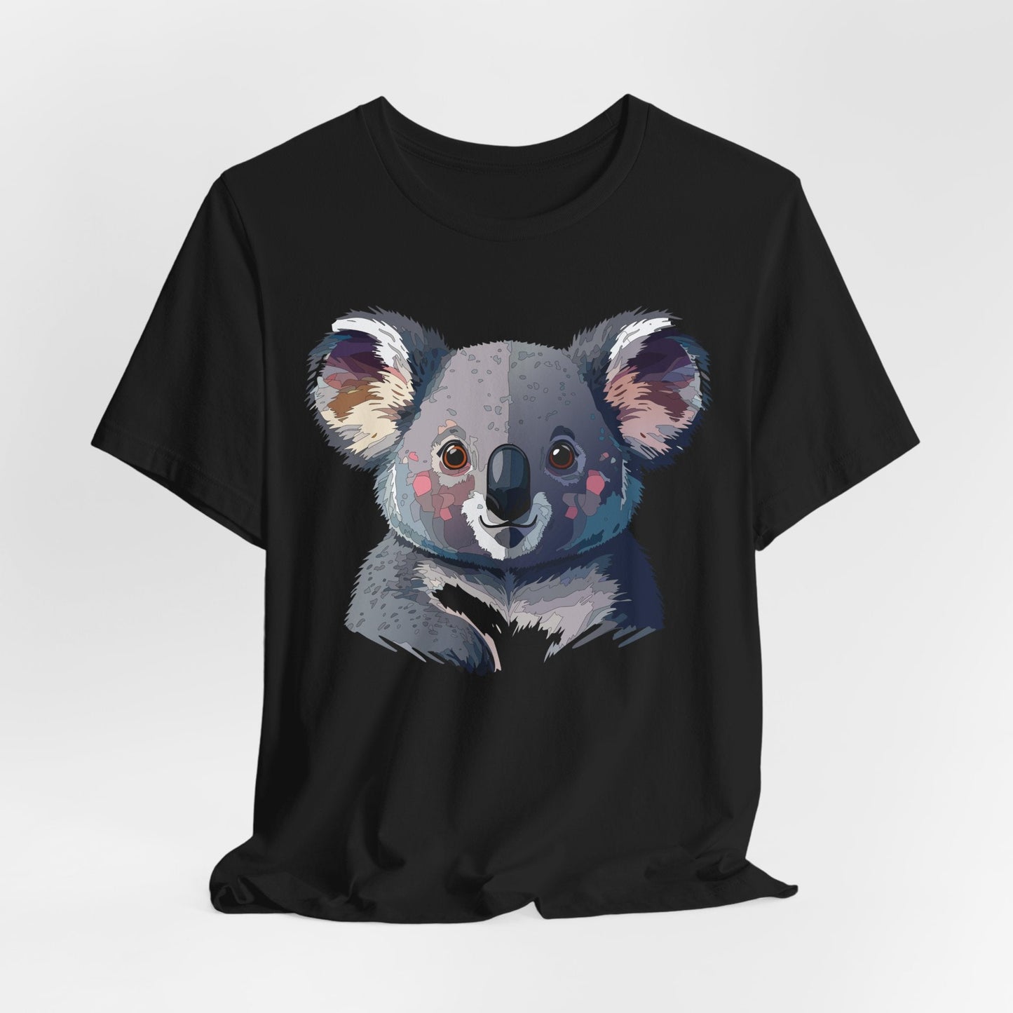 Unisex Animal Shirt With Animal Art Design Tee Wild Animals Short Sleeve Jersey Cotton