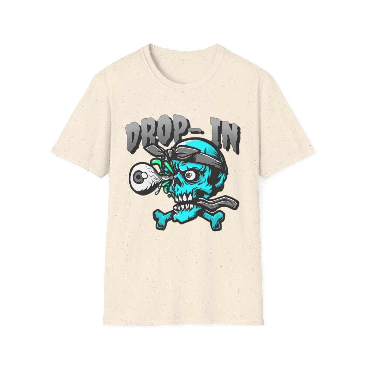 Unisex Skull T Shirt Skeleton Shirt With Skull Artwork Gildan Softstyle 64000 Cotton Tee