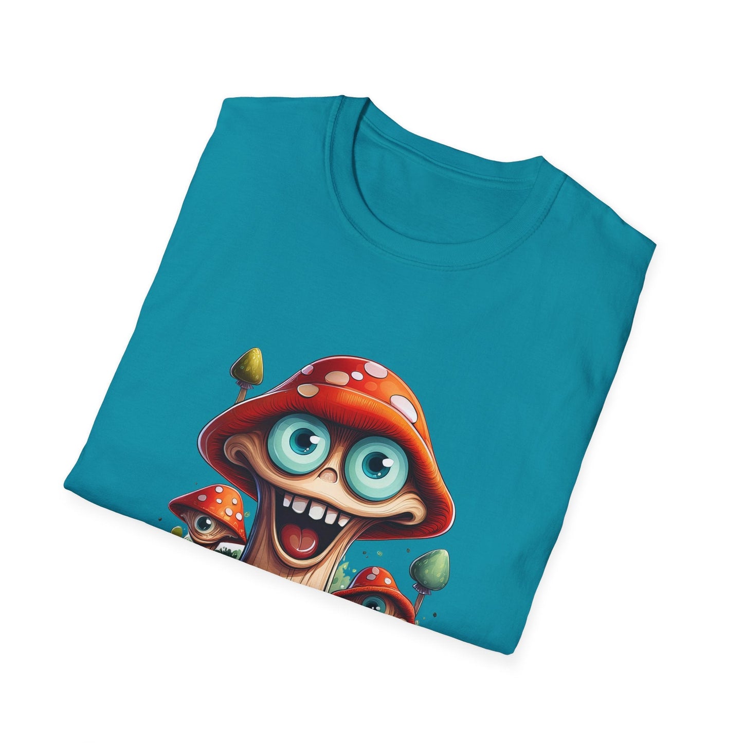 Mashroom Tee Shirt Unisex Funny Mushroom Design Softstyle Tee One Hundred Percent Ring Spun Cotton