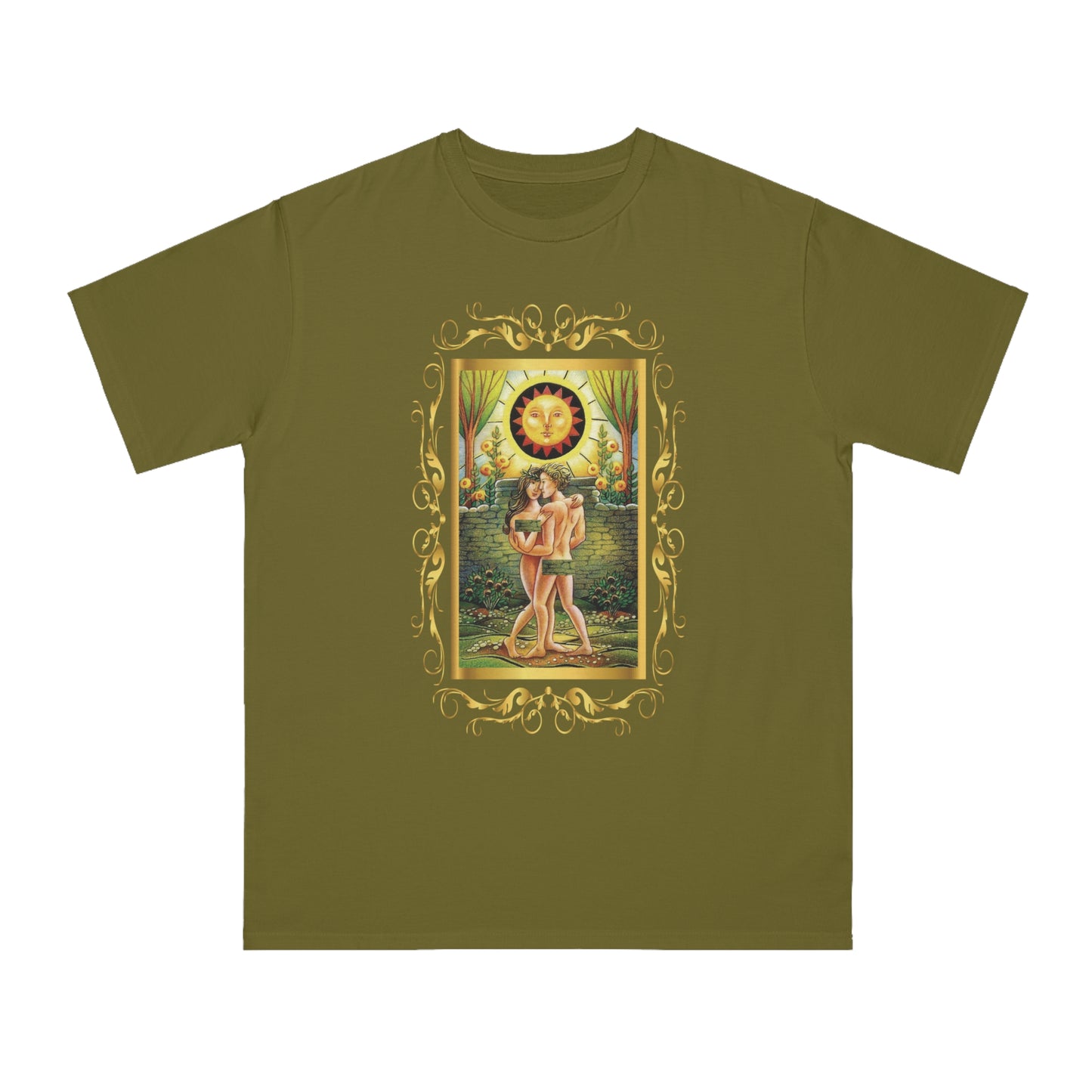 Camiseta unisex de algodón orgánico con cartas del tarot