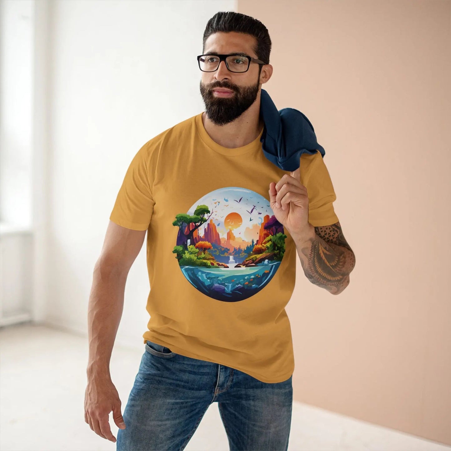 Fantasy Graphic Unisex 100 Cotton Staple Tee 9
