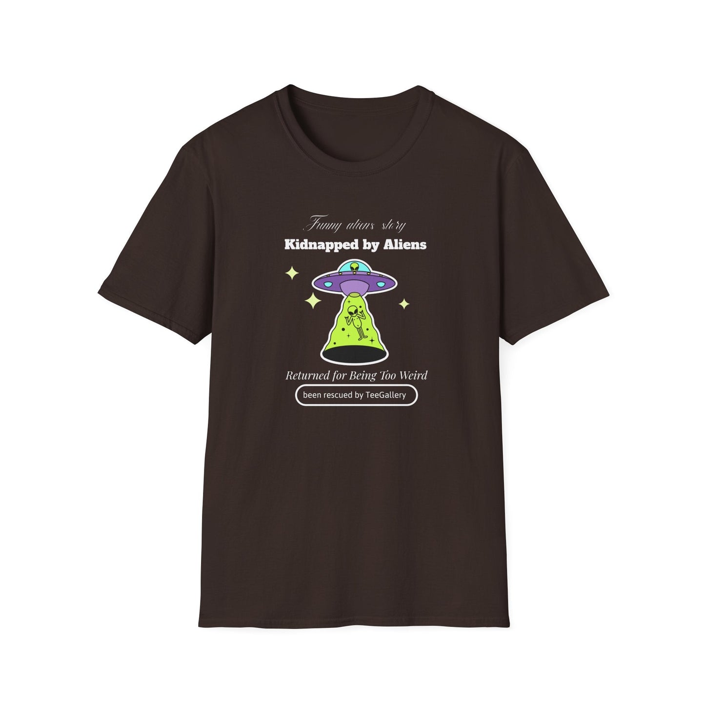 Alien Abduction Graphic Tee  Kidnapped by Aliens Funny UFO Shirt