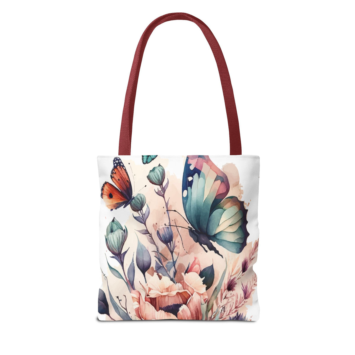 Bolsa con estampado de mariposas 