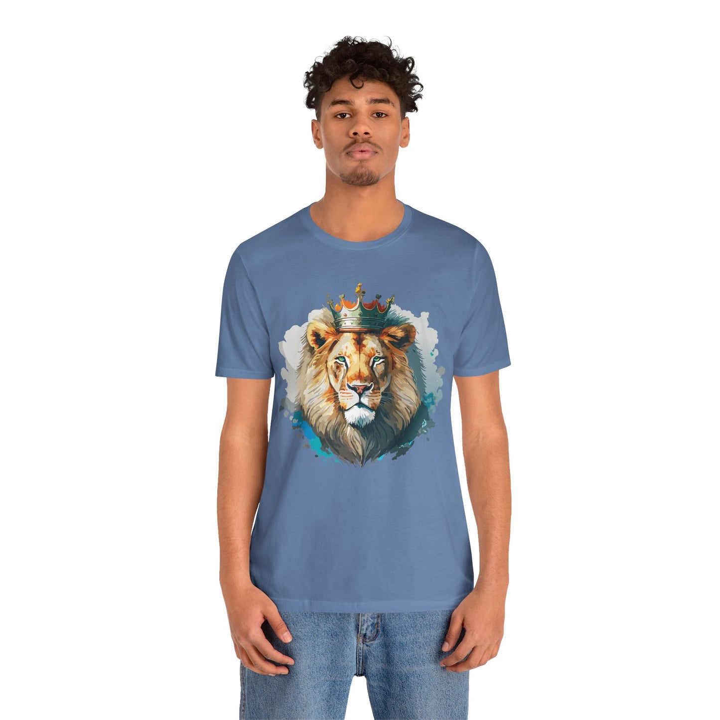 Lion Shirt, Animal Shirt, T-Shirt with Lion, Art Design Tee, Animal Tees, Safari T-Shirt, Crown Tee 13