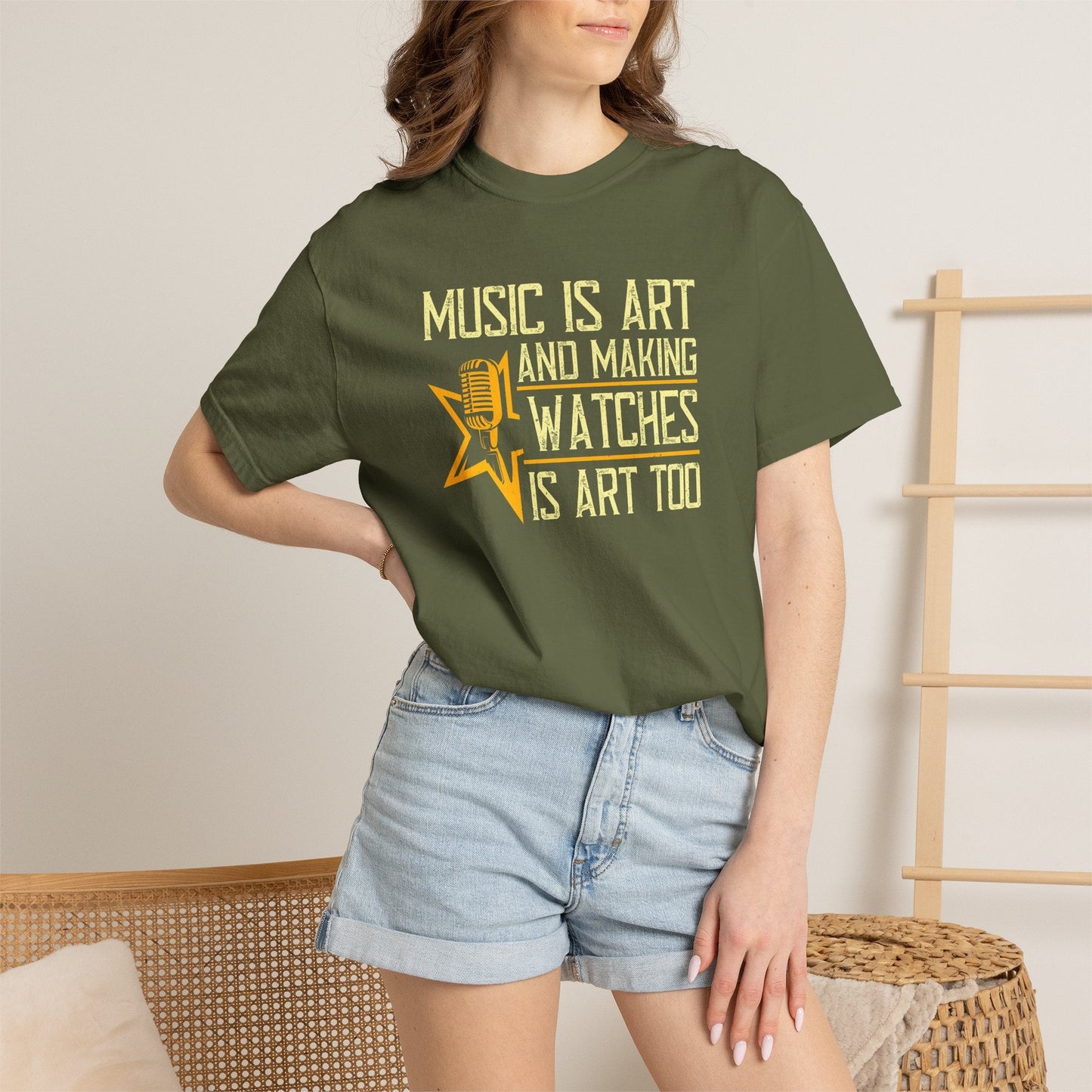 Music Graphic Design Unisex Cotton T-shirt m28