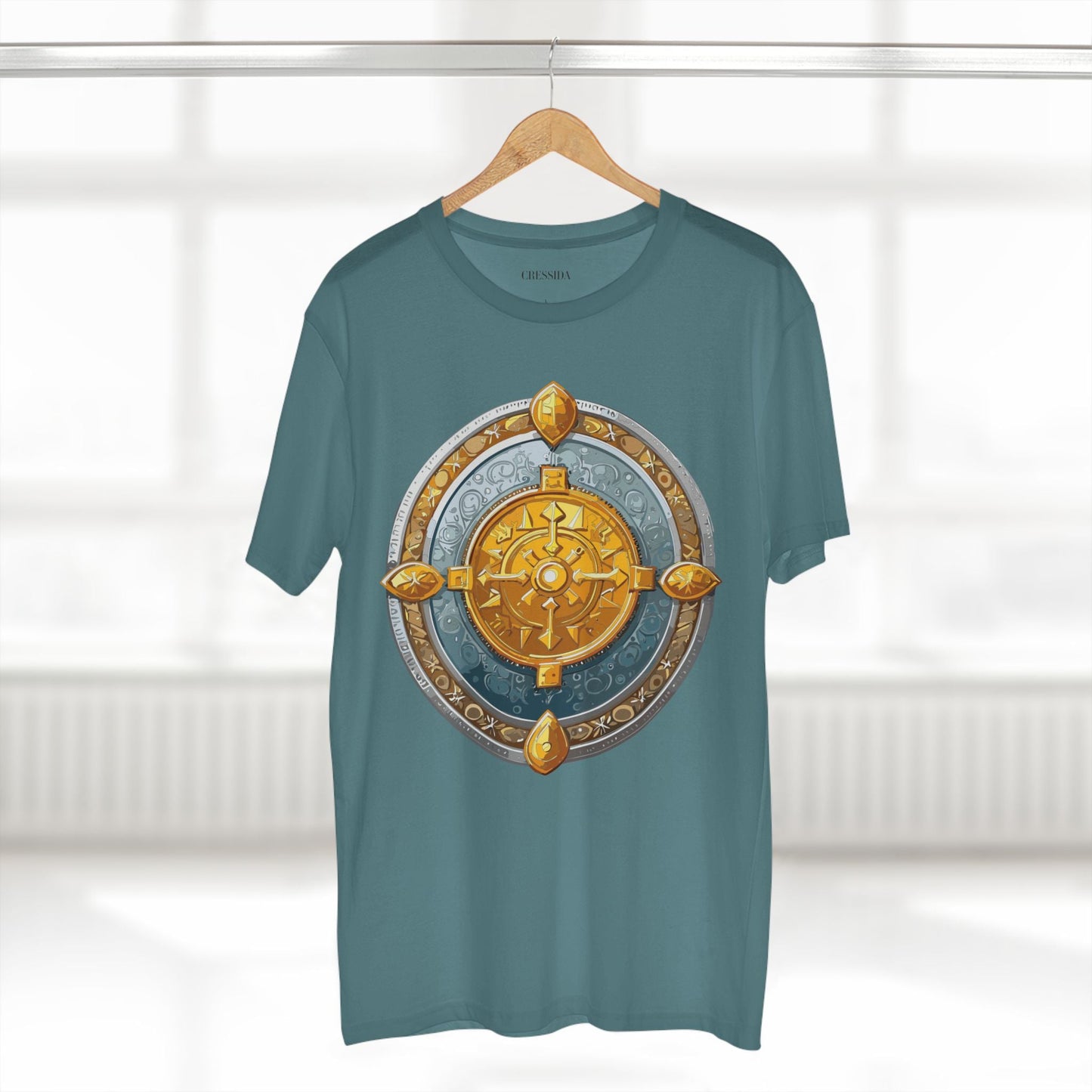 Antique Gold Coin Graphic Design T-Shirt Unisex 100 Cotton With Golden Print Artwork Tee 7