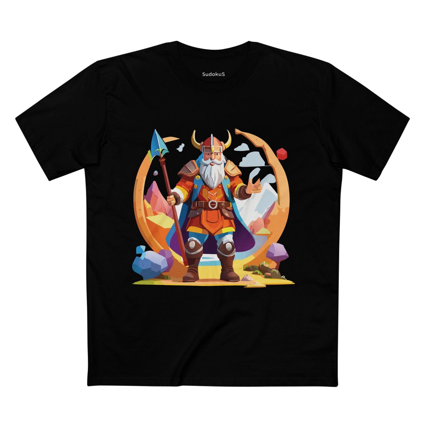 Viking Graphic Unisex 100 Cotton Staple Tee 9