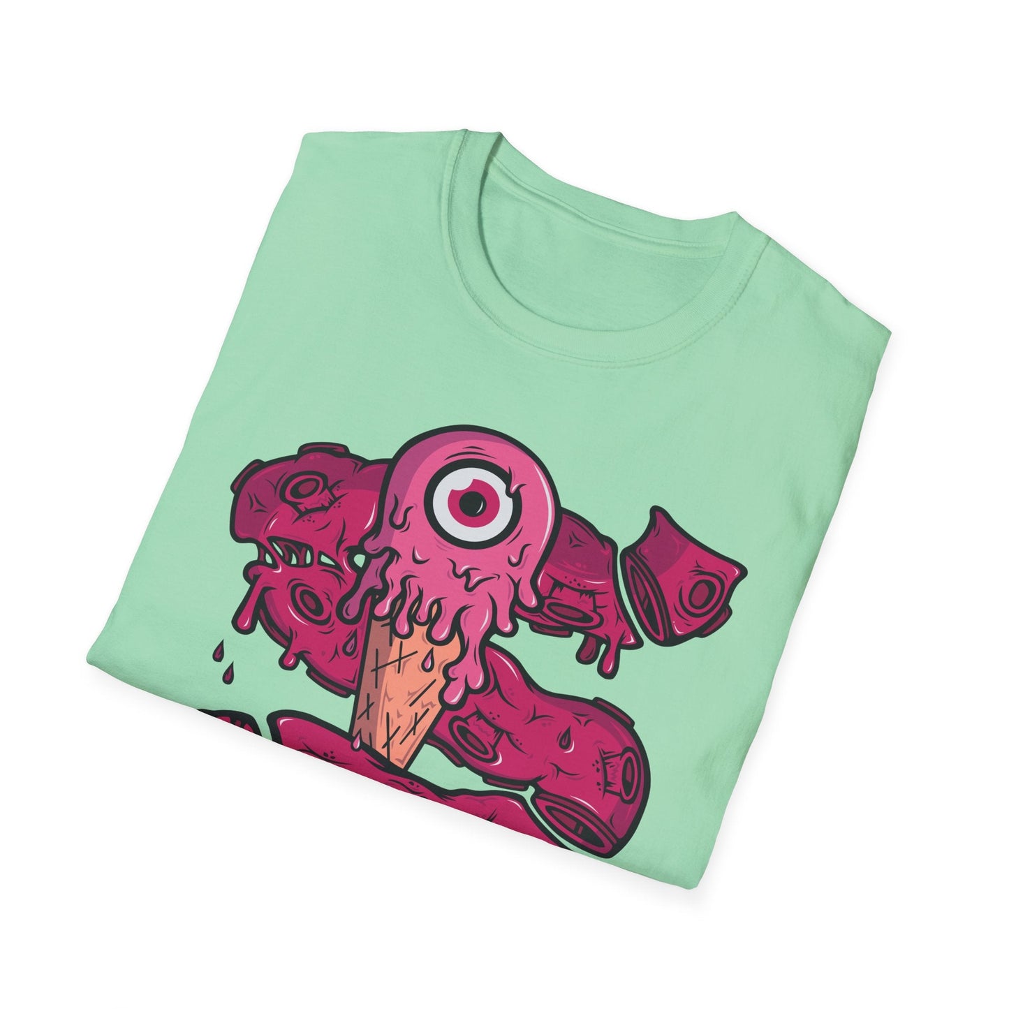 Cartoon T Shirt Animation Tee Funny Graphic Tee Unisex Gildan Softstyle Cotton 64000