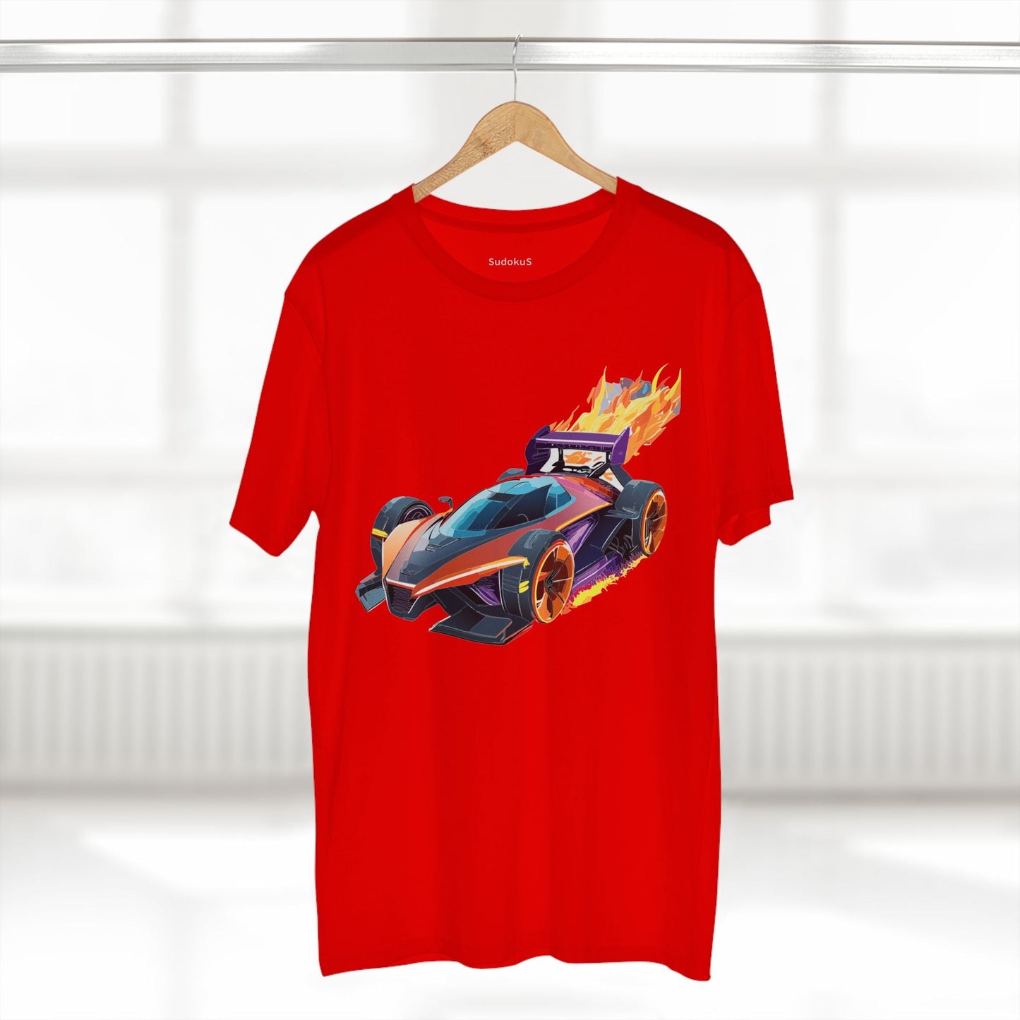 Car Graphic Unisex 100 Cotton Staple Tee 16