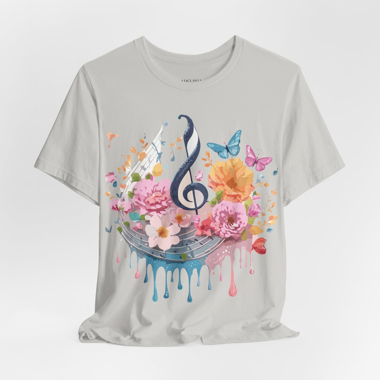 Adelpha Graphic T Shirt Unisex Jersey Short Sleeve Vintage Inspired Artwork Music Tee