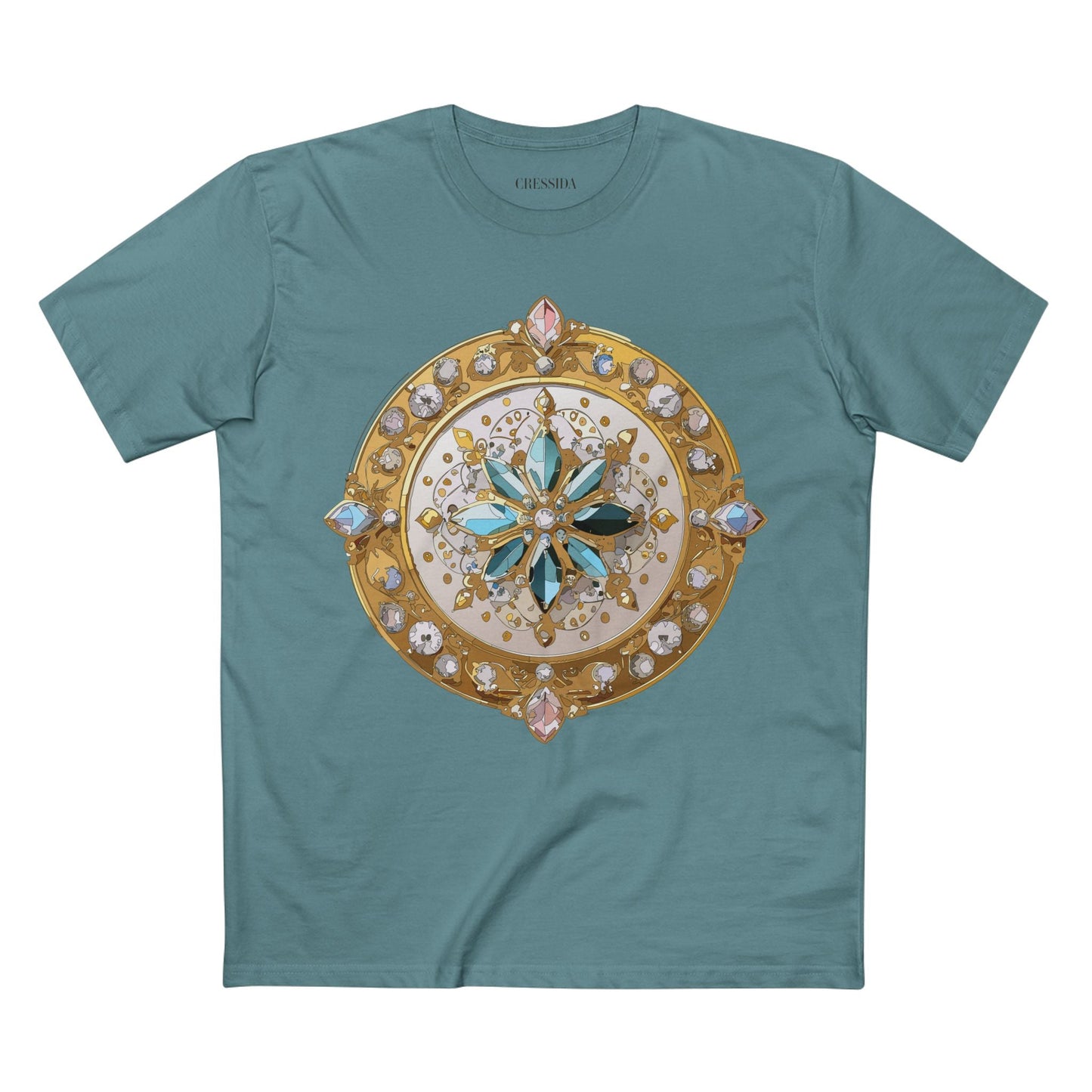 Medallion Graphic T-Shirt Unisex 100 Cotton With Gold Art Design Medal Tee 10