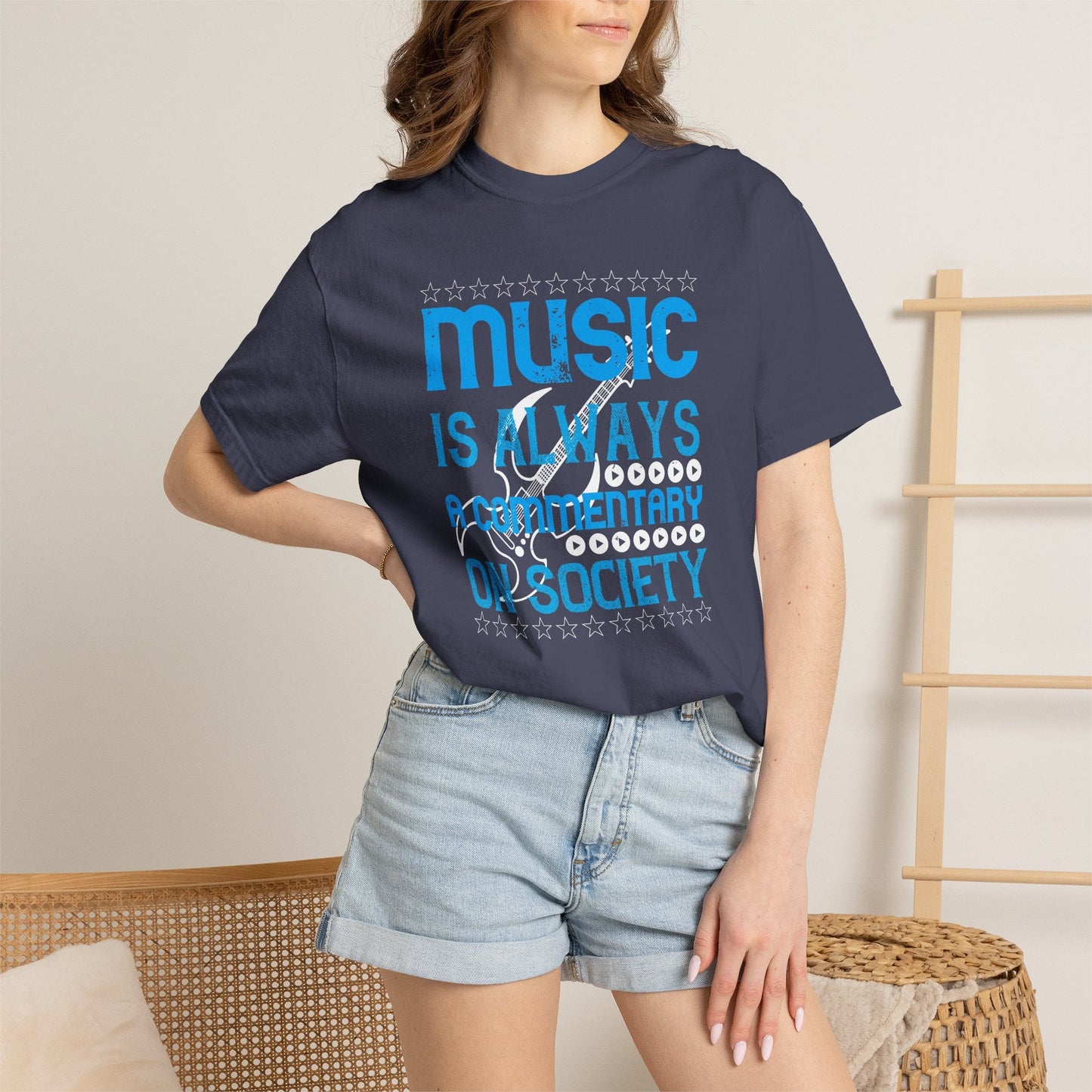 Music Graphic Design Unisex Cotton T-shirt m26