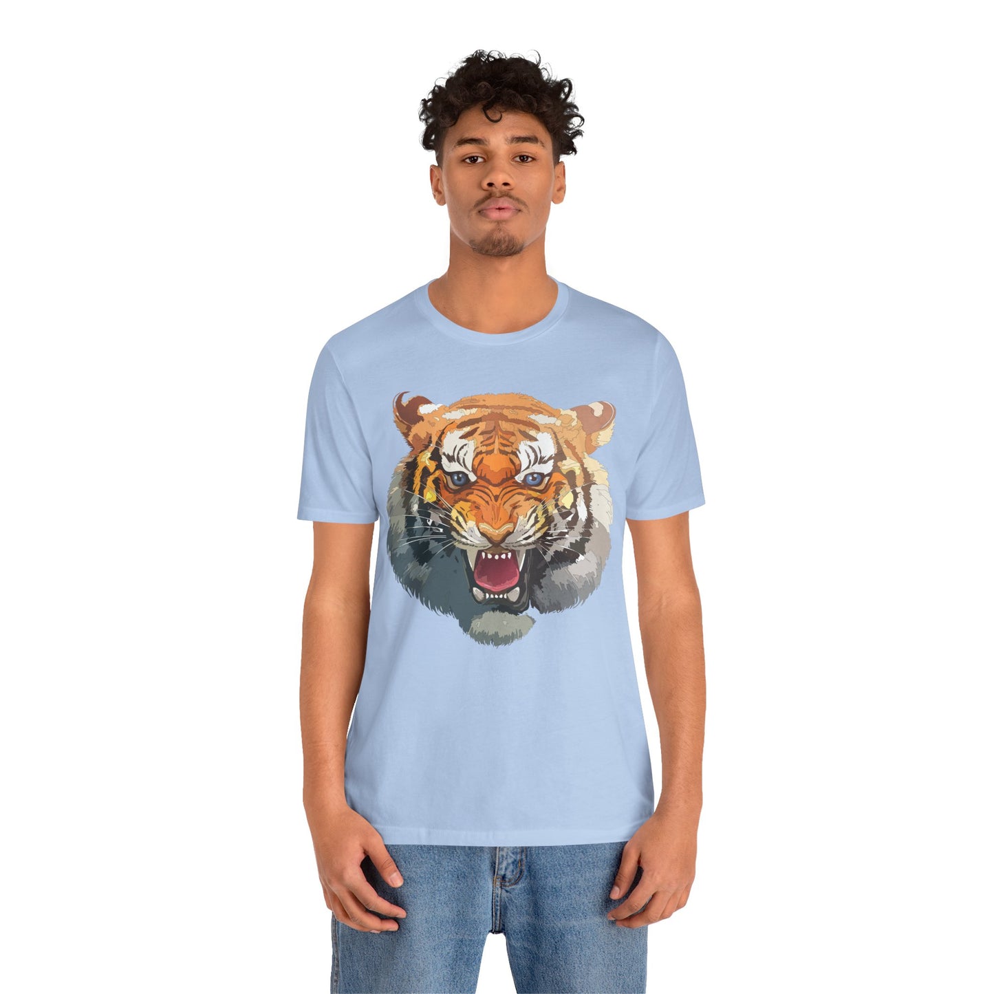 Tiger Shirt, Animal Shirt, T-Shirt with Tiger, Art Design Tee, Animal Tees, Safari T-Shirt, Graphic Design Tee 14
