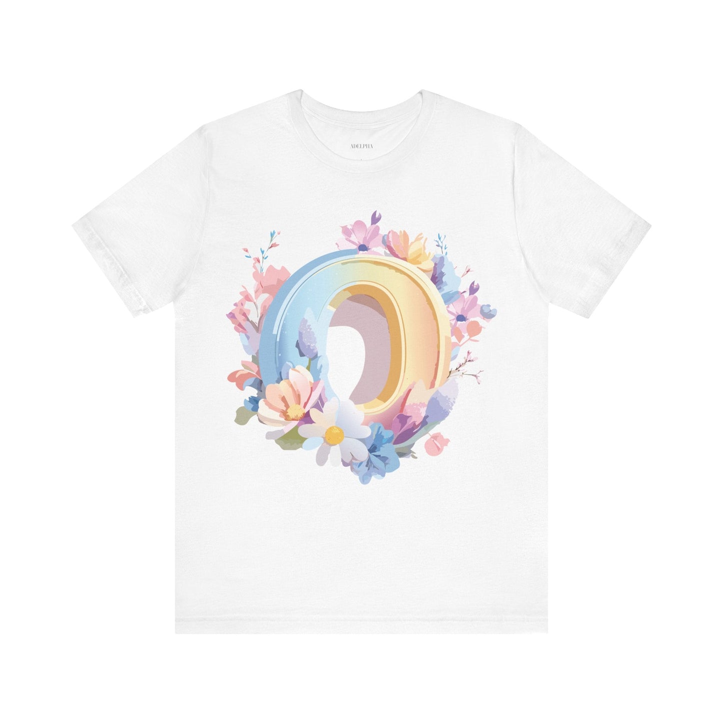 Adelpha Letter O Shirt Unisex Graphic Tee Vintage Inspired Art Design Jersey Short Sleeve