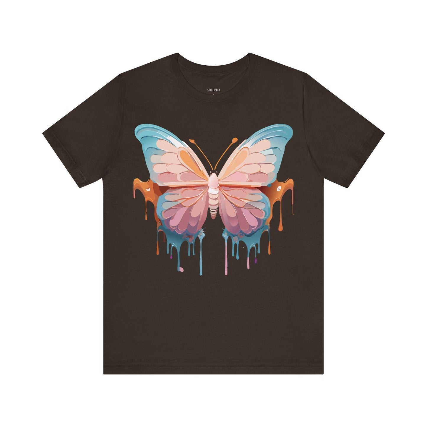 Butterfly Graphic Unisex 100 Cotton Lightweight Vintage Design Jersey Tee 86