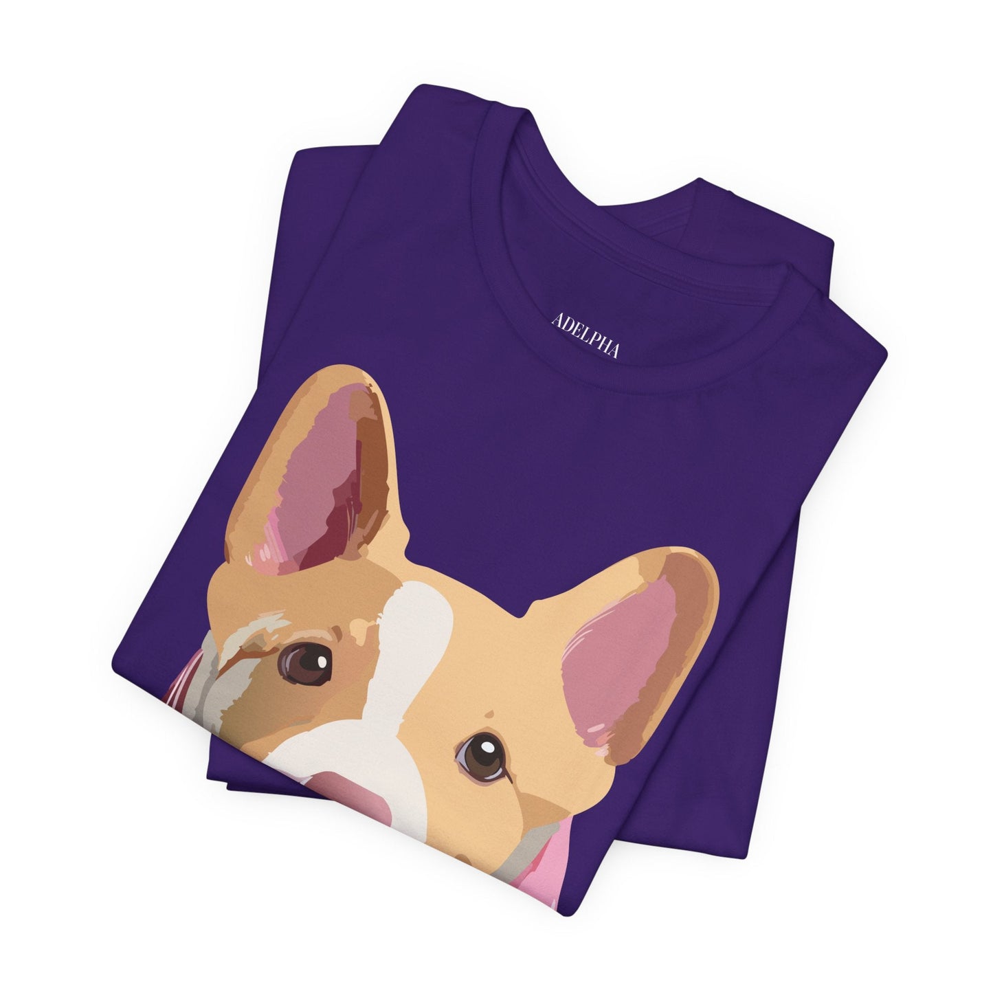 Adelpha Graphic Dog Shirt Unisex Vintage Inspired Tee Short Sleeve Comfort Wear Everyday
