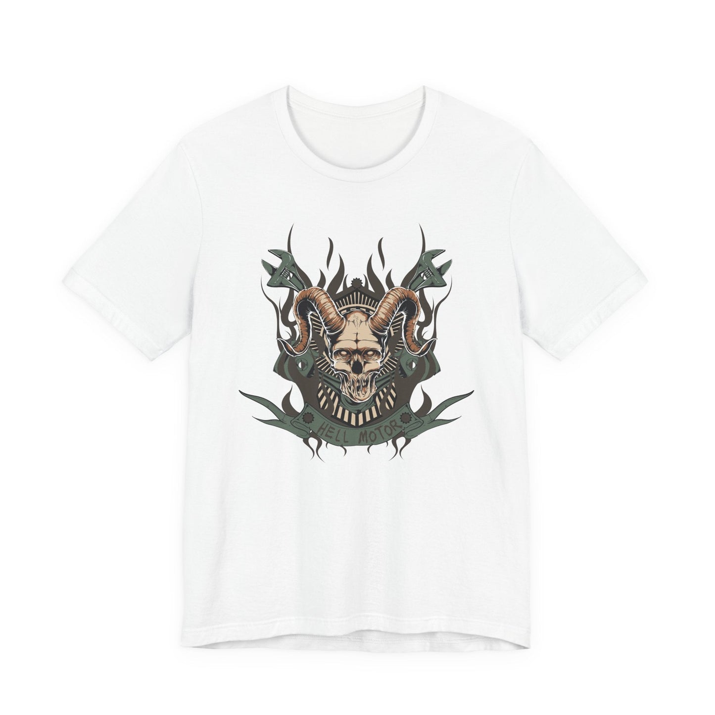 Gothic Skull Graphic Design Unisex Cotton Tee Art-49