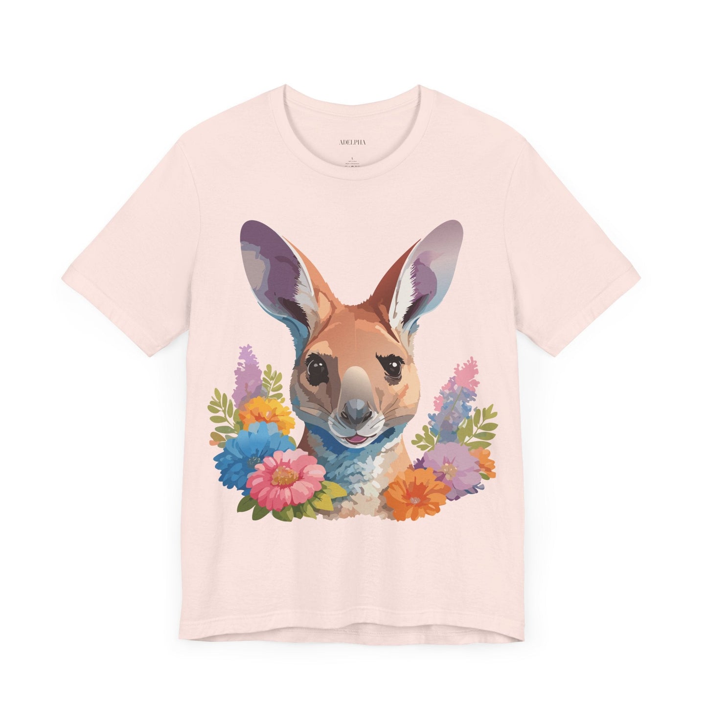 Kangaroo Graphic Unisex 100 Cotton Vintage Animal Artwork Tee 4