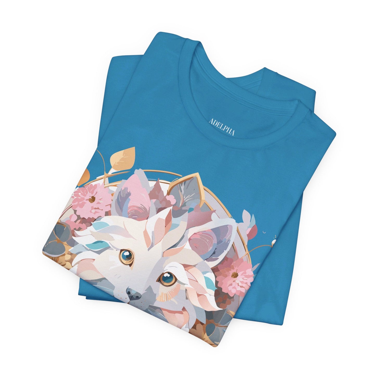Medallion Graphic Unisex 100 Cotton Vintage Animal Medal Artwork Tee 89