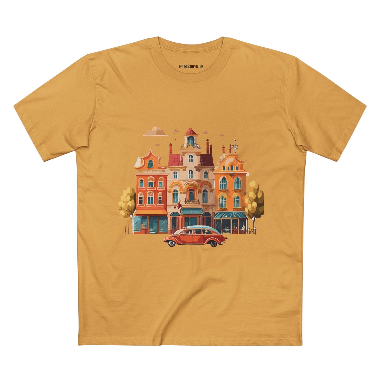 Retro Car Shirts Vintage Car Shirts RC22 Unisex Premium Cotton Tee With Original Art Design