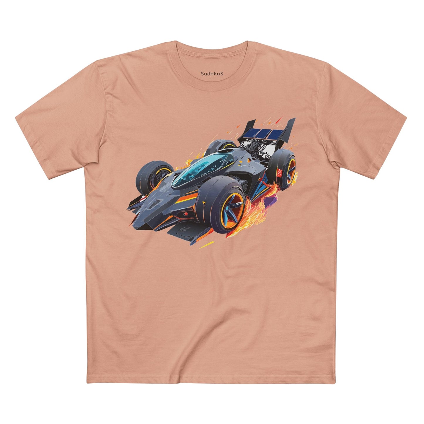 Car Graphic Unisex 100 Cotton Staple Tee 13