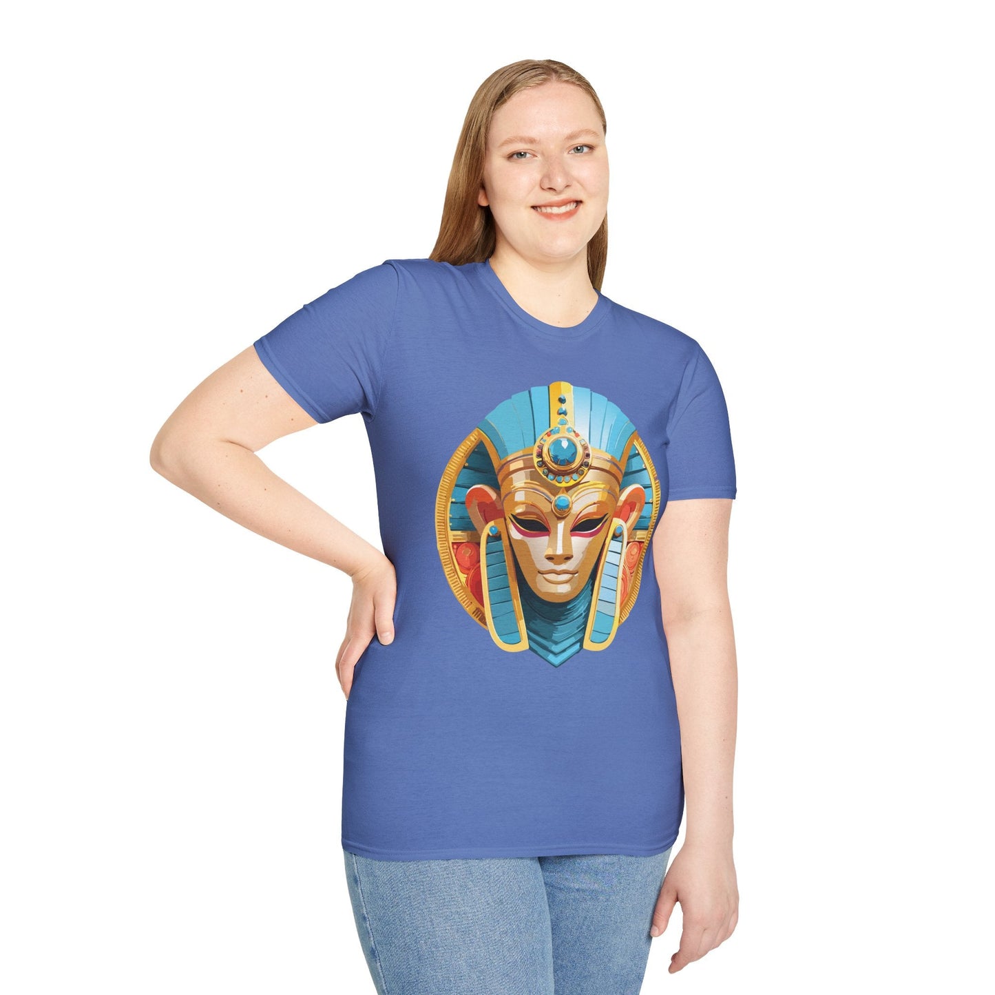 Mask Graphic Unisex Cotton Masquerade Design Artwork Tee 17