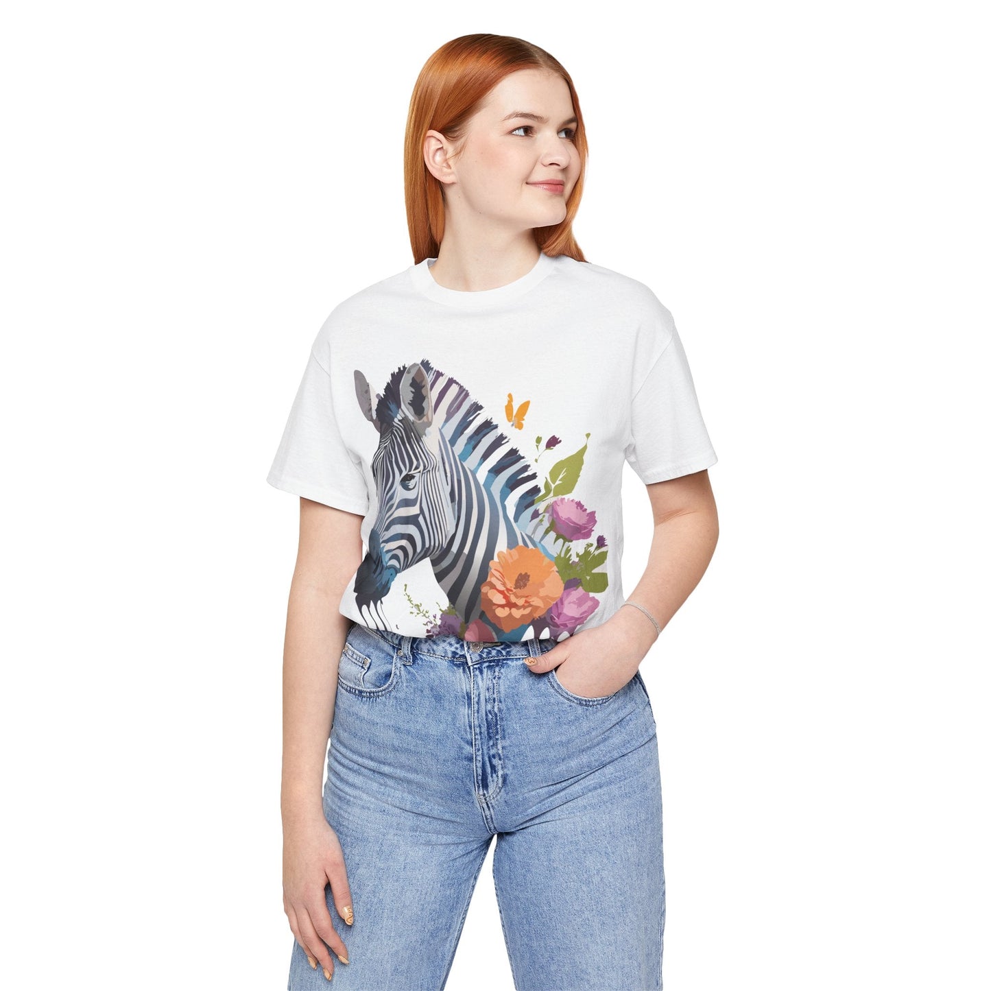Adelpha Zebra Graphic Tee Unisex Short Sleeve Shirt Vintage Inspired Artwork Limited Edition