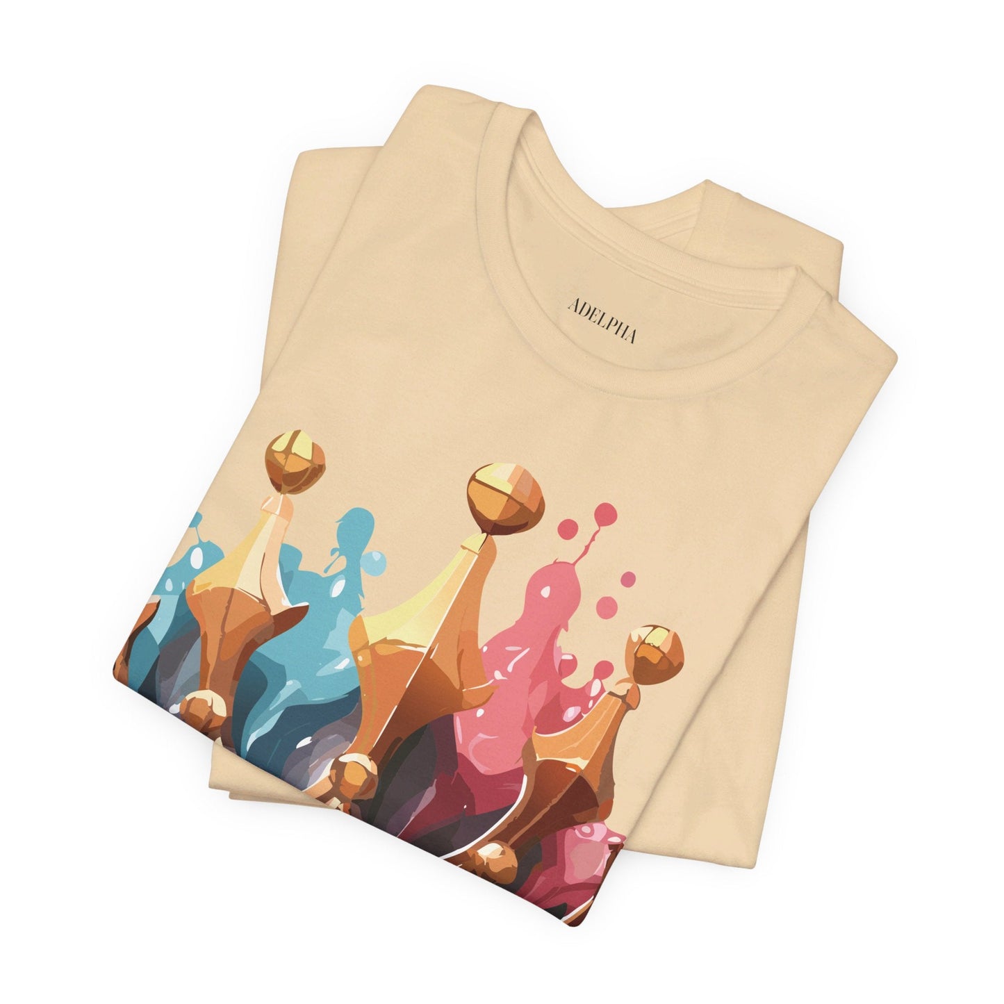 Adelpha Crown Graphic Tee Unisex Vintage Inspired Art Design Short Sleeve Premium Quality