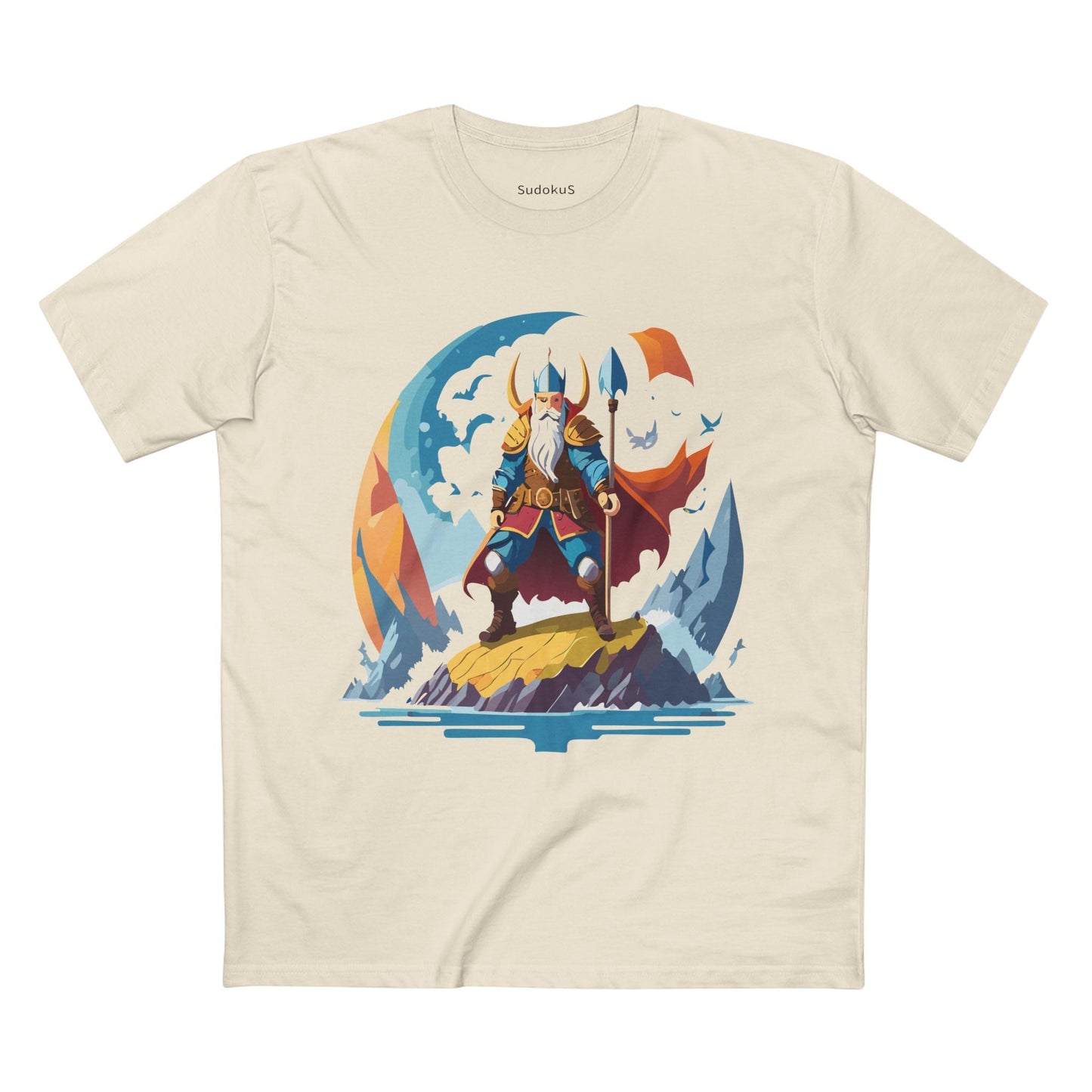 Viking Graphic Unisex 100 Cotton Staple Tee 8