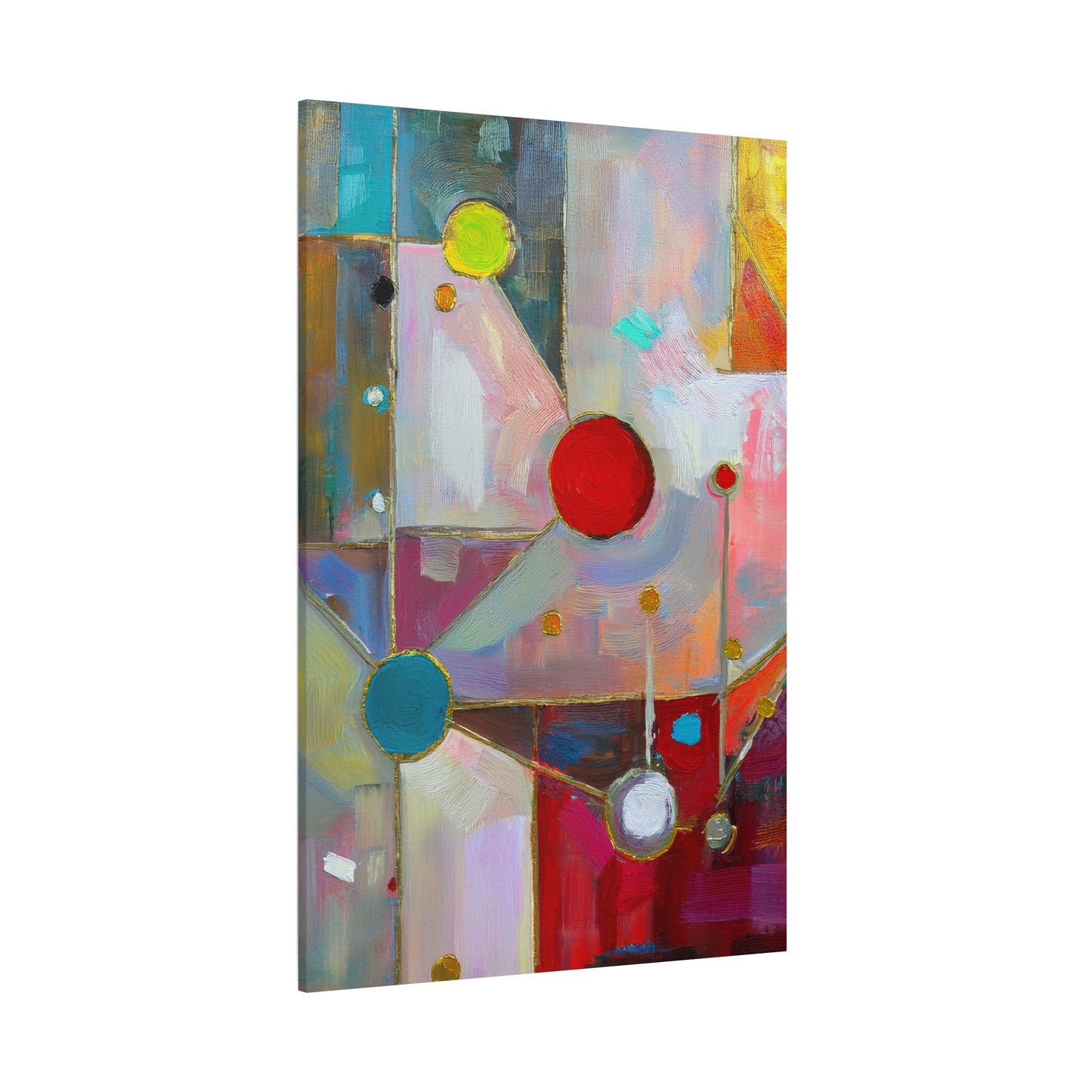 Abstract Oil Painting Print Canvas 20x24,20x30,24x30 24x32,24x36,30x40 32x48,36x48,40x60 Pine-Wood Inner Frame ABS-175