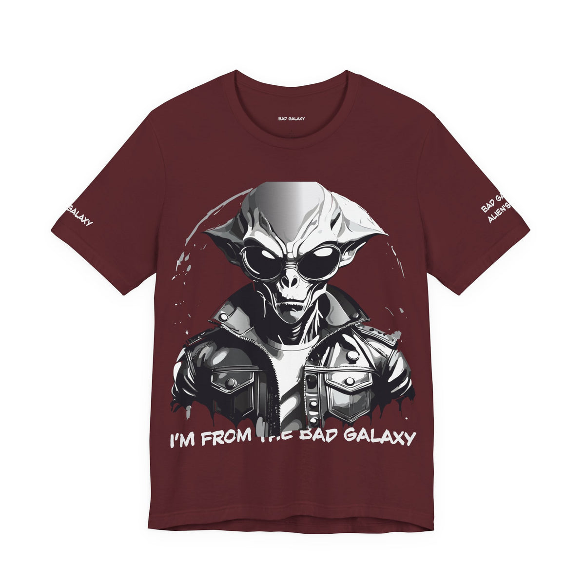 Alien Graphic Unisex Cotton Bella+Canvas Tee with Art Design b82