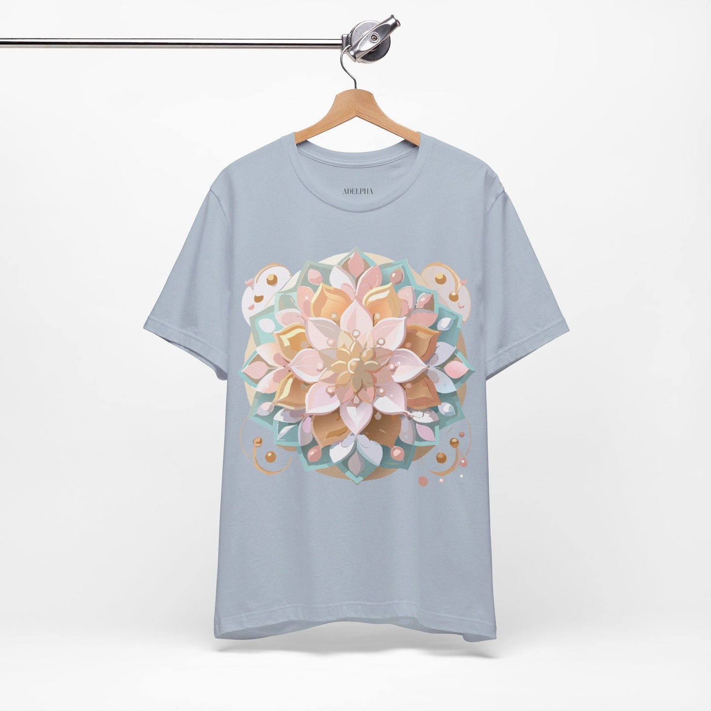 Mandala Shirt Graphic Tee Unisex Adelpha Vintage Inspired Art Design Premium Apparel