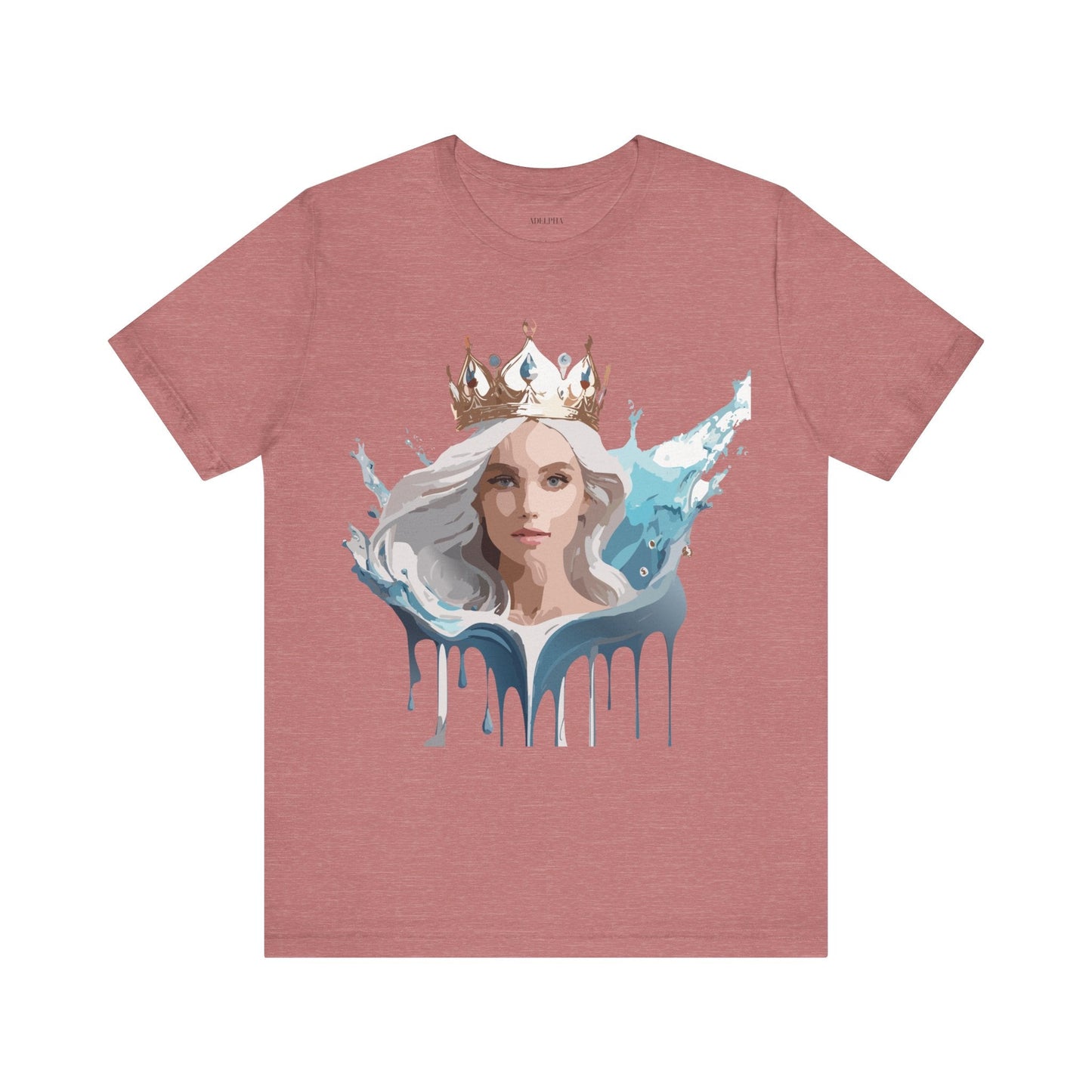Queen Graphic T Shirt By Adelpha Unisex Jersey Short Sleeve Vintage Inspired Art Tee
