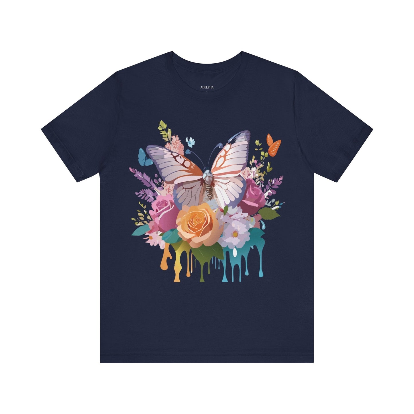 Adelpha Butterfly Graphic Tee Art Design Vintage Unisex Short Sleeve Shirt