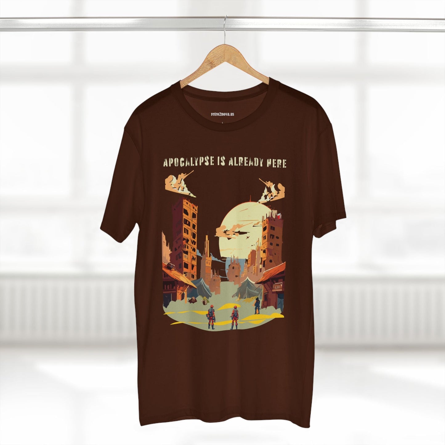 Unisex Premium Cotton Staple Tee With Original Art Design From Retro2Nova Art Collection
