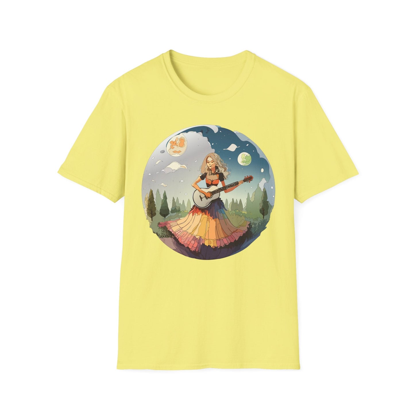 Womens Graphic T Shirts Art Design Tee Softstyle 64000 Ring Spun Cotton Comfort Everyday