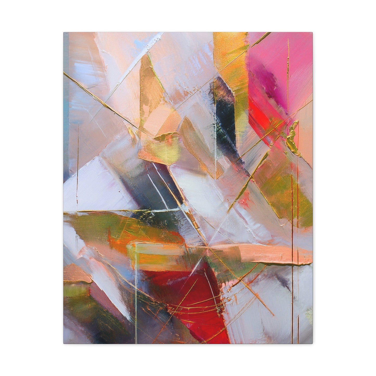 Abstract Oil Painting Print Canvas 20x24,20x30,24x30 24x32,24x36,30x40 32x48,36x48,40x60 Pine-Wood Inner Frame ABS-179